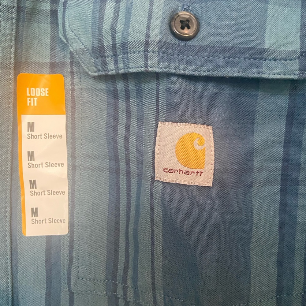 NWT Carhartt Men's plaid shirt - Picture 4 of 6